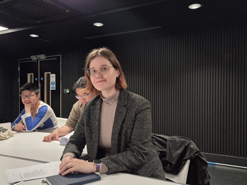 Writer Anastasia Dubinina at QMUL Arts One